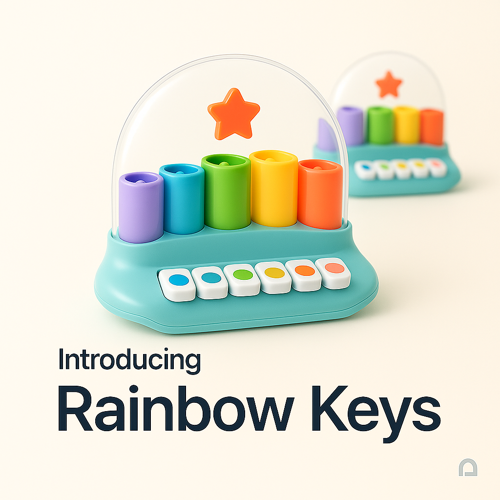 Rainbow Keys — Play, Learn & Grow